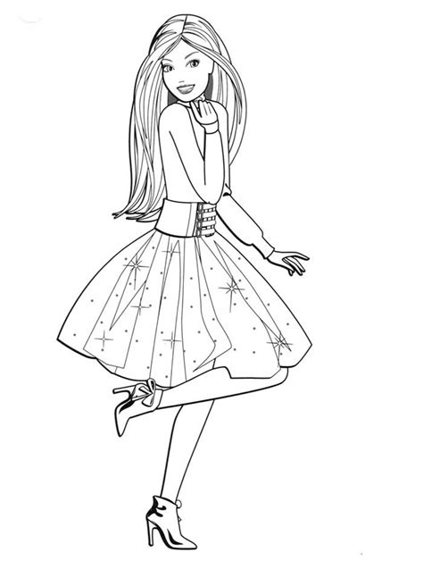Barbie Fashionista Coloring Pages For You