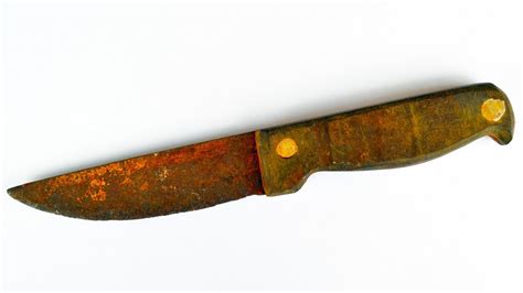 Old Rusty Knife Restoration Youtube
