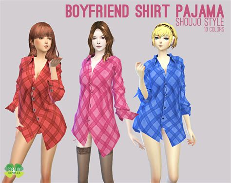 Spring4sims The Best Sims 4 Downloads And Cc Finds Boyfriend Shirt