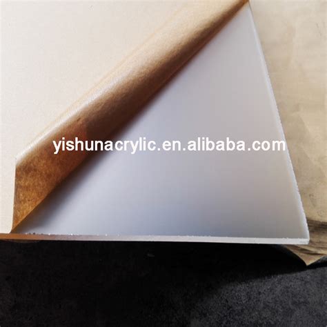 Custom 6mm Clear Color White Frosted Plexiglass Sheet Matte Acrylic