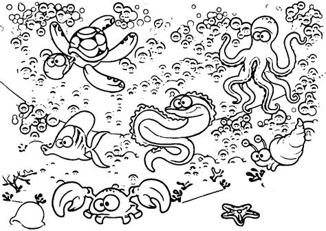22 Underwater Scene Coloring Pages Homecolor Homecolor