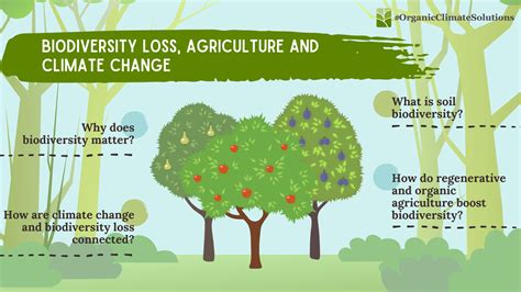 Biodiversity Loss Agriculture And Climate Change The Organic Council