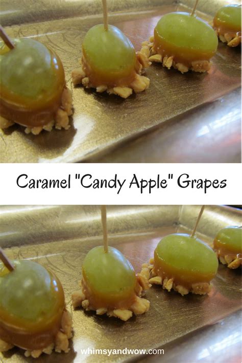 Each Juicy Grape Is Dipped In Melted Caramel And Finished With A Salty