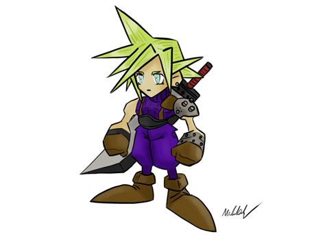 I wanted to post a line art before the final piece so that if anything goes wrong with the coloring process, at least i still have the line art to be proud of. Final fantasy 7 favourites by caringcarrot on DeviantArt