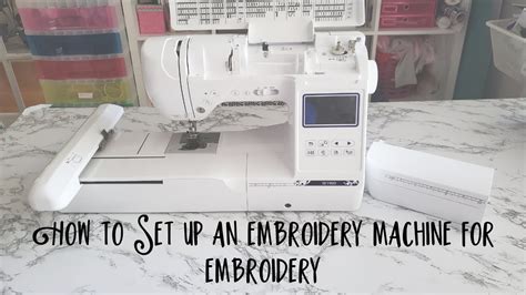How To Set Up A Brother Sewing And Embroidery Machine To Embroider