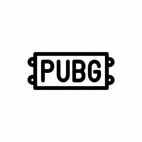 Svg Game Logo Pubg Sign Icon