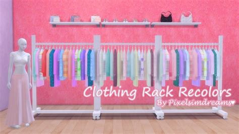 Clothing Rack Recolors Sims 4 Decor