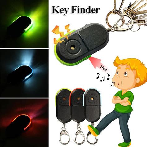 Buy Wireless Anti Lost Alarm Key Finder Locator Keychain Whistle Sound