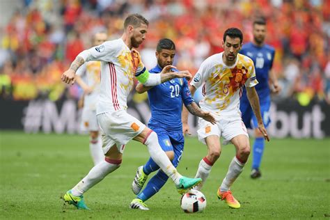 Italy scurried and pressed with intent on the pitch, making life difficult for spain and offering hope that conte's organisation and attention to detail may yet give them hope at euro 2016. EURO 2016: Spain Falls To Italy 2-0, Fail To Advance ...