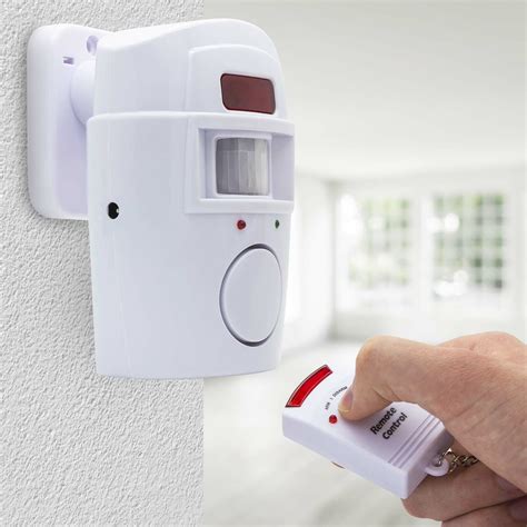 2x Infrarot Alarmanlage Bewegungsmelder Sensor Sirene Alarm Sicherheit System Ebay