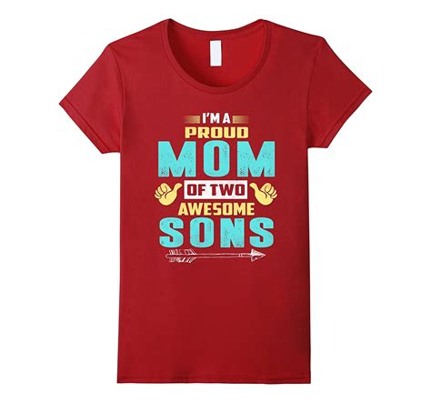 Im A Proud Mom Of Two Awesome Sons Shirt 4lvs 4loveshirt