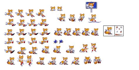 Tails Sprites By Sonicfanman On Deviantart