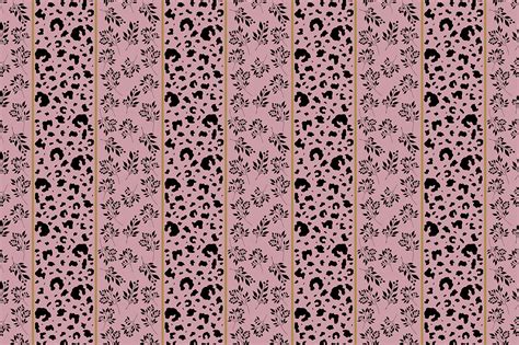 Leopard Flowers Seamless Pattern Flowers Leopard Print Svg By