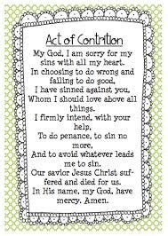 An act of contrition is a christian prayer genre that expresses sorrow for sins. 90 Best 1st communion/reconciliation images in 2019 ...