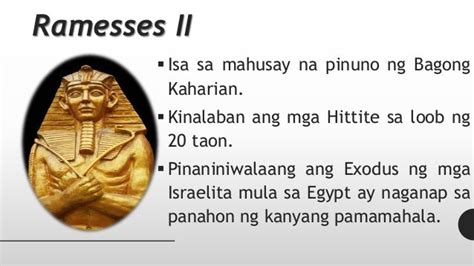 Sino Sino Ang Mga Naging Pinuno Ng Kabihasnang Egypt Ang Nangyayari