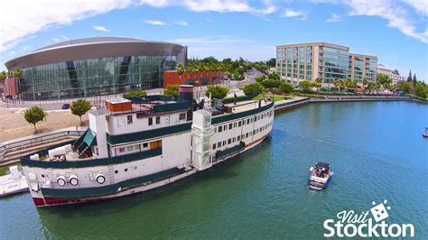 The Sherman, the Stockton Arena and the University Plaza Waterfront