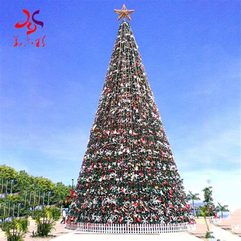 National tree company feel real 9 foot artificial hinged slim bodied prelit tiffany fir christmas tree with white lights and sturdy metal base stand national tree company $450.99 China 20FT 30FT 40FT 50FT Christmas Decoration Large Metal ...