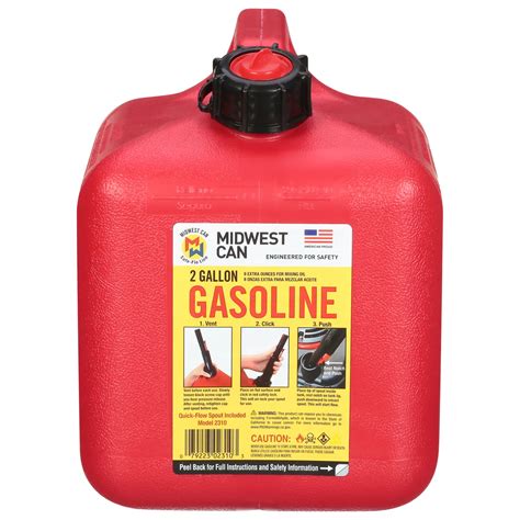 Midwest Can Safe Flo Gasoline Can Shop Car Accessories At H E B