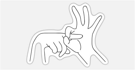 Dirty Hand Gesture Sign Sex Sticker Spreadshirt