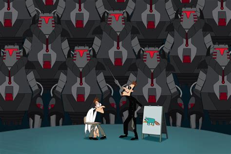 To impress dr doof, norm turns himself into a giant weapon, but will perry be able to stop norm before it's. Norm Bots - Phineas and Ferb Wiki - Your Guide to Phineas ...