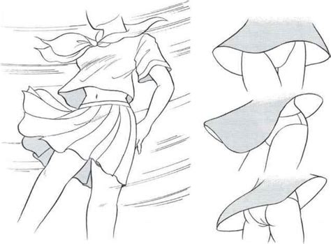 See more ideas about drawings, anime drawings, guided drawing. Manga Girl Skirt Wind | Técnicas de desenho, Desenhos kawaii