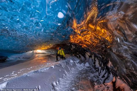 Travel Trip Journey Ice Cave Network Beneath Icelands Giant
