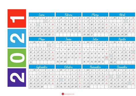 Calendario zaragozano 2021 pdf gratis. Descargar Gratis Calendario 2021 España 🇪🇸