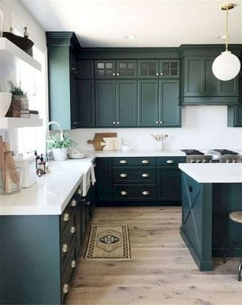 We're exploring color palettes ranging from cheerful greens, earth tone oranges, sophisticated taupe and all shades of from housebeautiful.com painted gingham ceiling with green kitchen cabinetry by designer gideon mendelson. 36 Lovely Kitchen Cabinets Colors Ideas That You Should ...