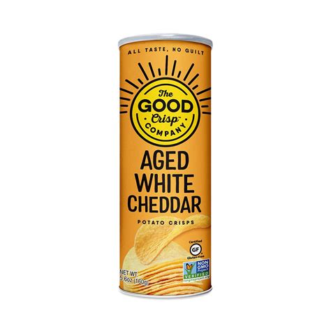 The Good Crisp Company Crisps, Aged White Cheddar - Thrive Market