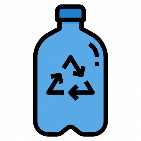 Bottle Plastic Recycle Recycling Reuse Icon