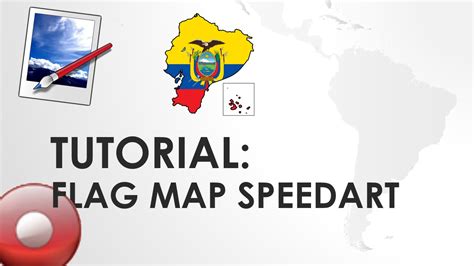 Tutorial Flag Map Speedart Youtube