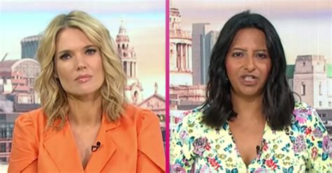 Good Morning Britain Today Ranvir Singh Accused Of Talking Over Co Star