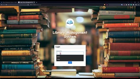 Library Management System In Python Using Django Demo Youtube