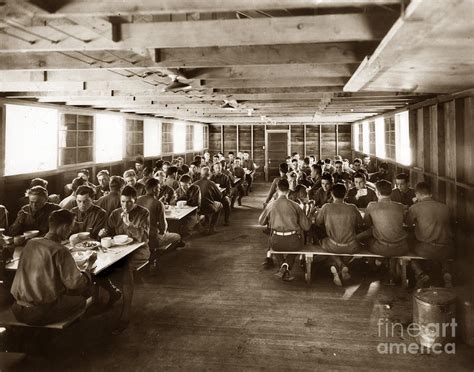 Army Mess Hall Fort Ord Monterey California 1941 Photograph By