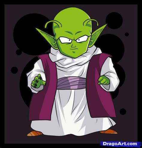 How To Draw Dende Step By Step Dragon Ball Z Characters Anime Draw