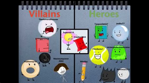 Bfdi Heroes Vs Villains Prediction Youtube