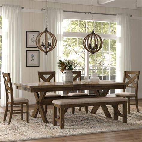 Dining sets are available in all shapes sizes heights and materials and typically include the table and at least four chairs. Cornelia 6 Piece Extendable Dining Set | Dining room ...