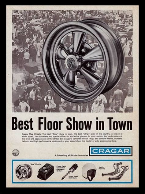 Cragar Wheel Automobile Advertising Best Classic Cars