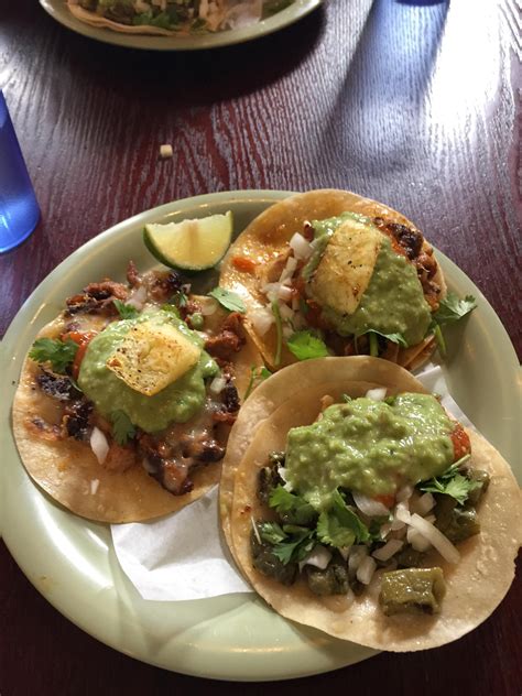 When cooked, neither is particularly sticky, though basmati grains remain a bit more distinct due to their lower starch content. Nopales and Pork Adobada from Tacos Chukis Seattle | Food ...