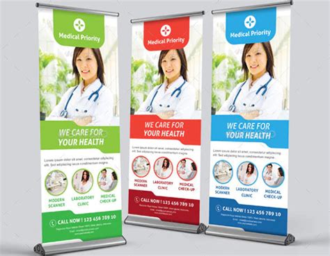 9 Medical Roll Up Banner Templates In Psd