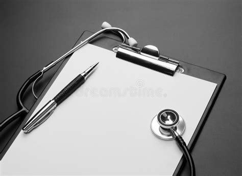 Medical Supplies Stock Image Image Of Stethoscope Blank 26404919