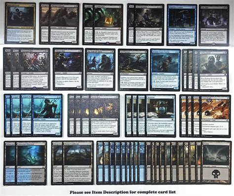 Itmmtg Black Blue Zombies Deck Magic The Gathering