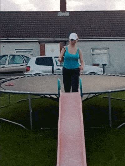 Girls And Their Trampolines What Could Go Wrong