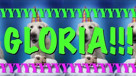Happy Birthday Gloria Epic Happy Birthday Song Youtube