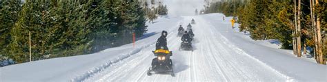 Snowmobile Rentals In West Yellowstone And Two Top