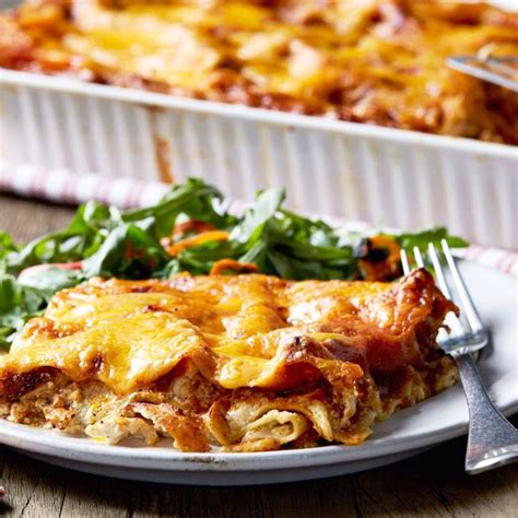 Preheat the oven to 450 degrees f. Chicken Enchilasagna | Recipe | Food network recipes, Food ...
