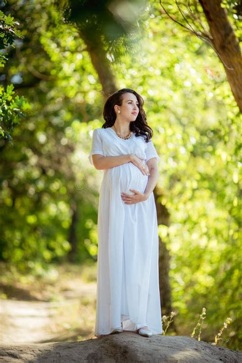 Beautiful Pregnant Woman With Her Husband Stock Photo Image Of