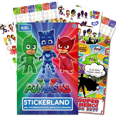 Craft Kits Arts Disney Pj Masks Stickers Over 295 Stickers Upd Le