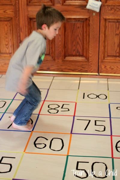 Gross Motor Activity To Practice Skip Counting ~ Learn Play Imagine