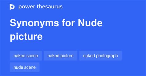 Nude Picture Synonyms 48 Words And Phrases For Nude Picture